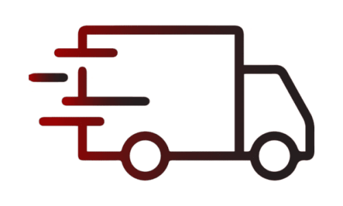 Eine Grafik, die einen fahrenden LKW und das Thema Transportlogistik symbolisiert.